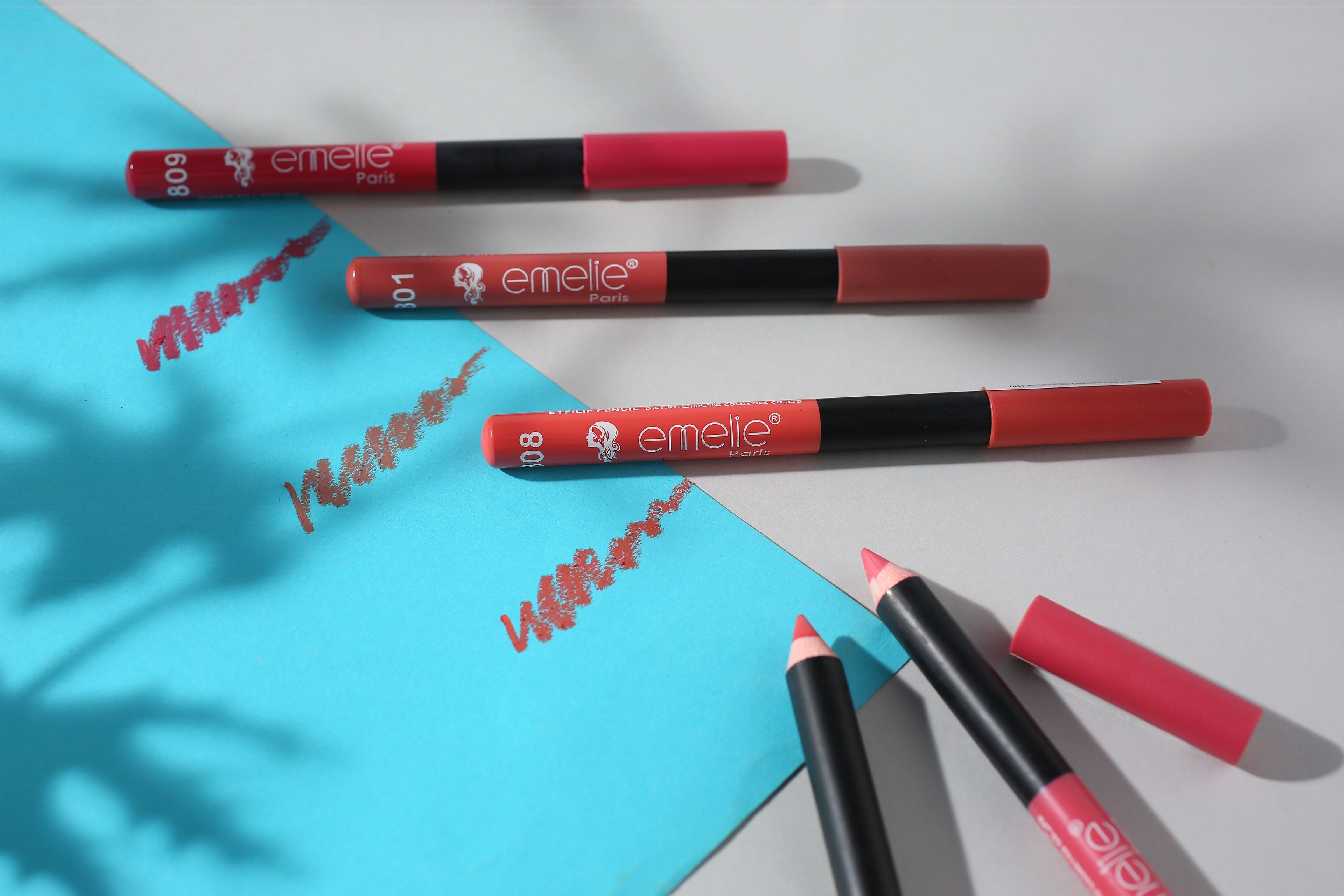 Emelle Professional Lip Liner Set - 12 Shades
