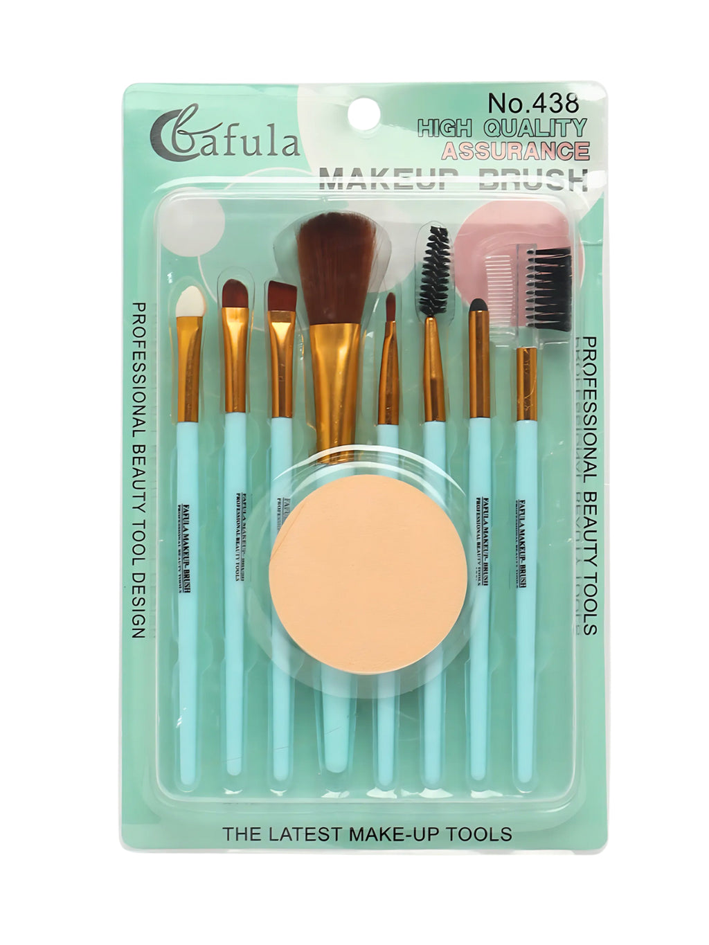 Cafula Professional Makeup Brush Set - 8 Pieces