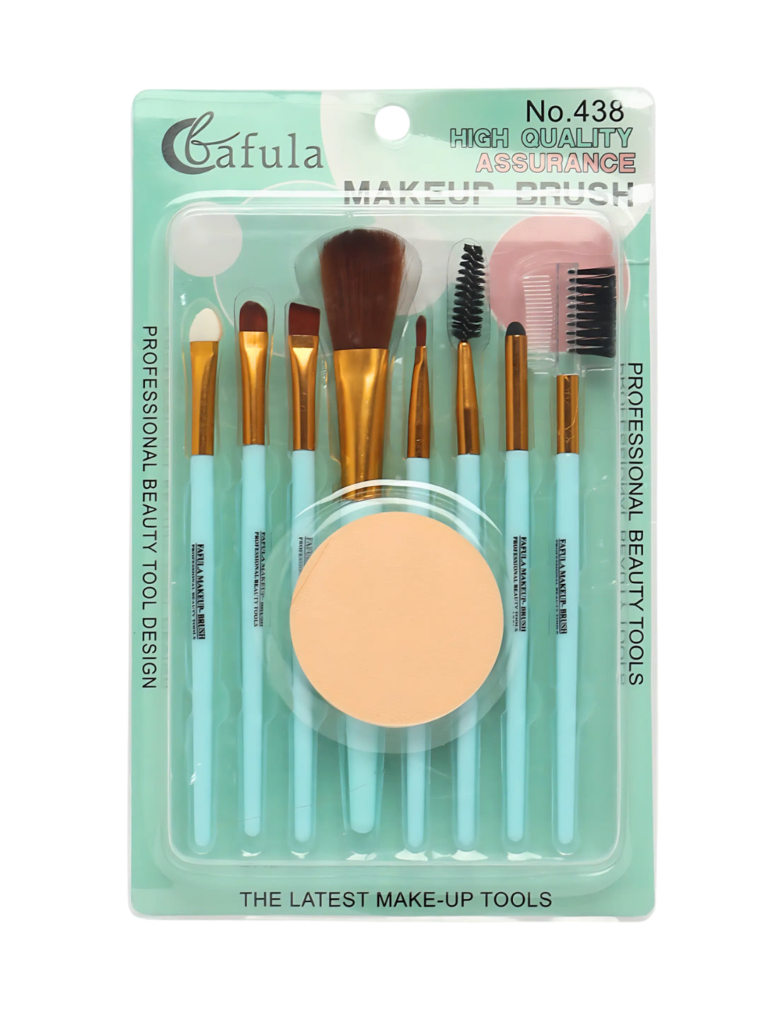 Cafula Professional Makeup Brush Set - 8 Pieces